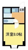 写真:オーナーズマンション鉢塚 5階502の間取図