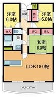 写真：宝塚彩悠館5階の間取図
