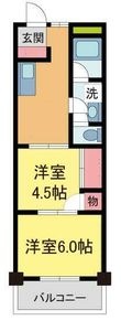 写真:宝塚市小林2丁目 2階204の間取図