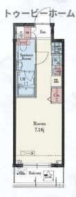 Residence IRUMAの間取図