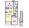 メルツ・ハイム Ⅱの間取図