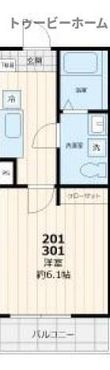 Axis　Hanno　の間取図