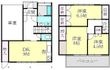 双柳貸テラスハウスの間取図