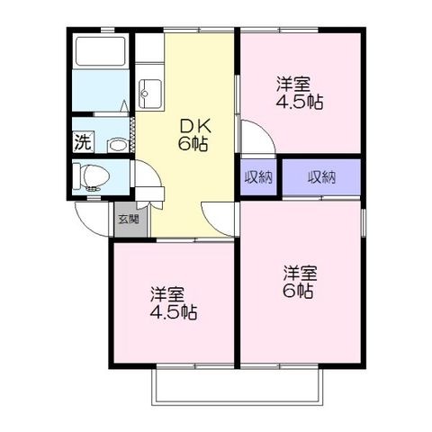 拡大写真:708B 2階202の間取り