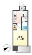 リバーコート砂田橋Ⅰの間取図