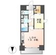 ルノンドームAの間取図