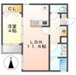 クラージュ吹上の間取図