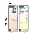 レジディア東桜Ⅱの間取図