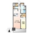 S-RESIDENCE亀島駅前blazeの間取図