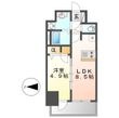 アステリ鶴舞ディオの間取図