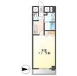写真：TQレジデンス名古屋錦(旧CASSIA錦本町通) 12階1204の間取図