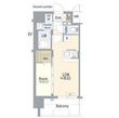 エスプレイス名古屋神宮前の間取図