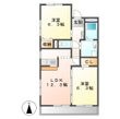 AvenueⅢの間取図