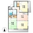 写真：寺山パークハイツ4階の間取図
