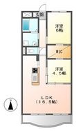 アーバンハイツの間取図