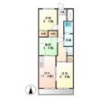 レイクハイツ当知の間取図