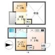 サンエイブリッジⅠ(サンエイブリッジワン)の間取図