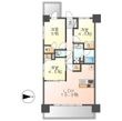 プレサンス　グラン　栄　THE　TOWERの間取図
