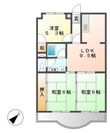 第2グランドハイツ服部の間取図