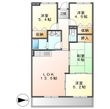 第3グランドハイツ服部の間取図