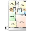第3グランドハイツ服部の間取図