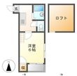 Loft日比野(ロフト)の間取図