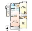 ノーブル港西 2の間取図