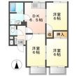 ユタカハイツB棟の間取図