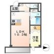 名古屋市熱田区旗屋1丁目の間取図