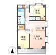 写真:エール中島 1階1Aの間取図
