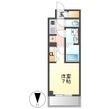写真:S-RESIDENCE名駅NorthⅡ 5階505の間取図
