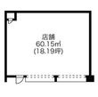大阪市生野区桃谷5丁目の間取図