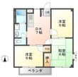 カトルセゾン Bの間取図