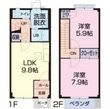 ブランシェ本郷ⅡBの間取図
