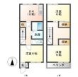 アパート岩田の間取図