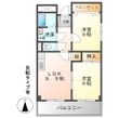 アメリアコートわかくさの間取図