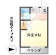 コーポ長屋の間取図