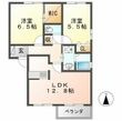 シャルムコート Aの間取図