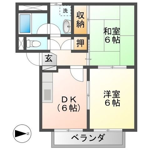 拡大写真:SKY グリュックファミリエ 1階210の間取り