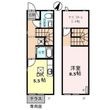 キューブ浅間台Bの間取図