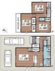 リナージュ北本市緑01の間取図