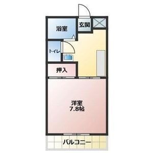 拡大写真:KFビル 3階301の間取り