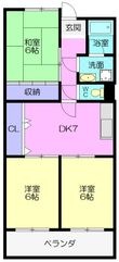 リンピア江口の間取図