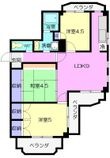 イーストガーデンポプラ館の間取図