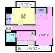 コメルスⅢの間取図