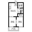 エバーグリーン　Ａの間取図