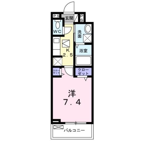 拡大写真:雅 Ⅰ 3階302の間取り
