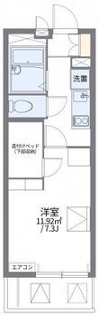 レオパレス栄の間取図