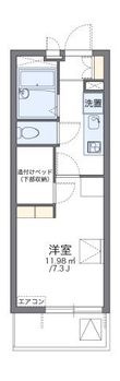 写真:レオパレス鈴風 3階310の間取図