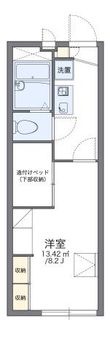 レオパレスラ ストラーダの間取図